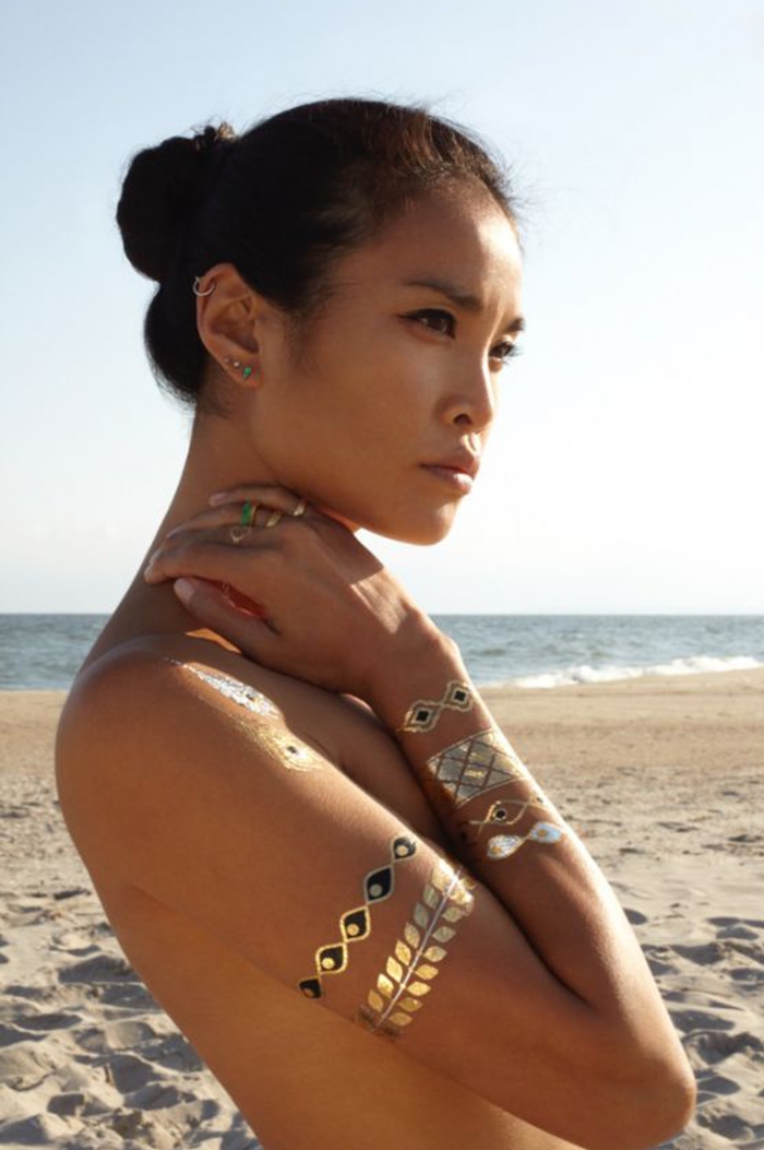 Tendências Flash Tattoo para o verão 2015 por Larissa Barbosa ( Blog Mean Fashion) Modelo